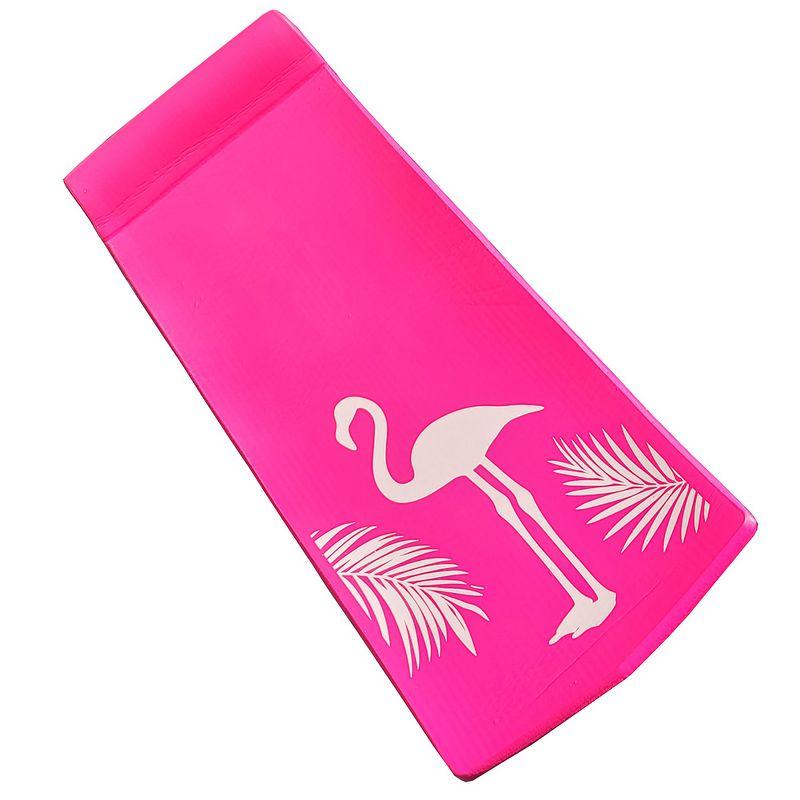 Vandue California Sun Deluxe Oversized Unsinkable Foam Cushion Pool Float (Pink Flamingo)