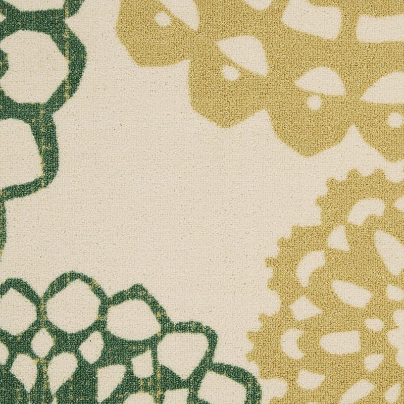 Waverly Sun N Shade SND72 Ivory Gold Indoor/Outdoor Area Rug 7'9" x 10'10"