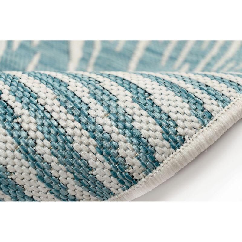 Liora Manne Carmel  Indoor/Outdoor Rug  Aqua..