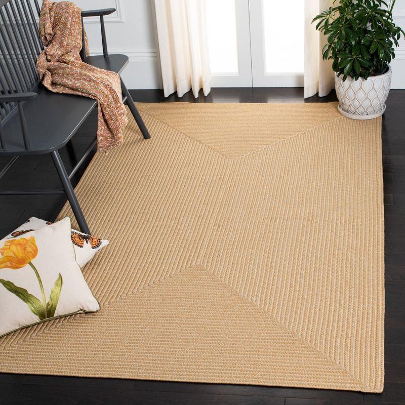 Braided BRD315 Hand Woven Area Rug - Beige/Tan - 5'x8' - Safavieh.
