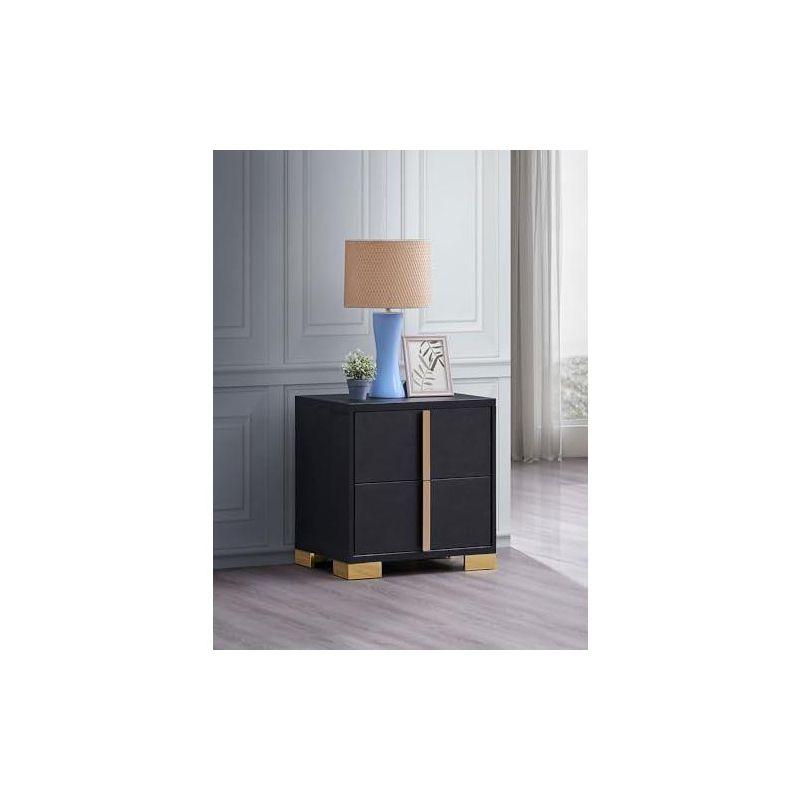 Coaster Home Furnishings Marceline Nightstand, Black