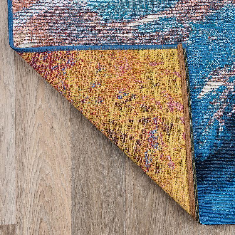 World Rug Gallery Galaxy Collection Adventure Space Indoor/Outdoor Area Rug