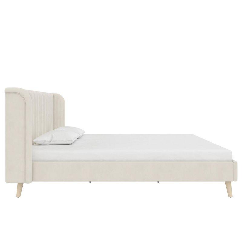 Novogratz Holly King Size Upholstered Platform Bed