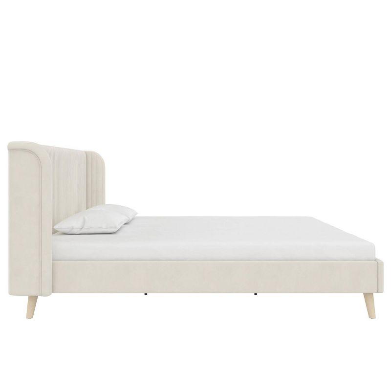 Holly King Size Upholstered Platform Bed