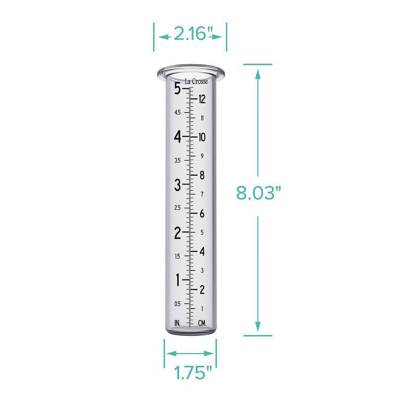 La Crosse Technology® Replacement Glass Rain Gauge Tube, Clear