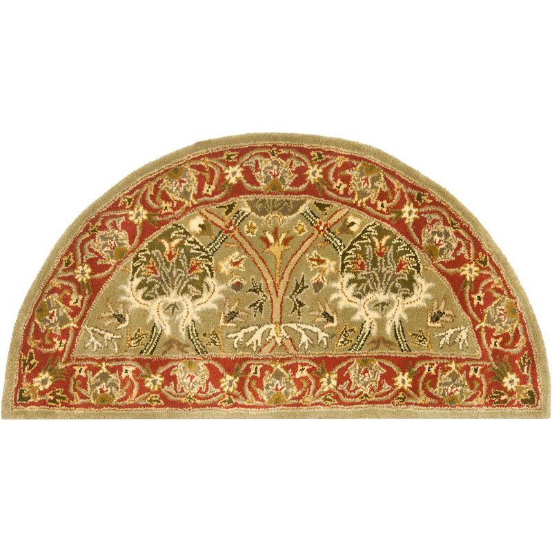 Persian Legend PL819 Hand Tufted Indoor Accent Rug - 2'x4' - Light Green/Rust - Safavieh