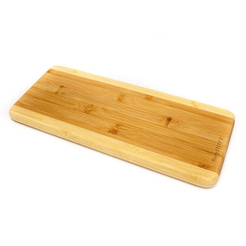 BergHOFF Bamboo Long Rectangle Cutting Board, Two-toned, 14.2"x6"x0.7"