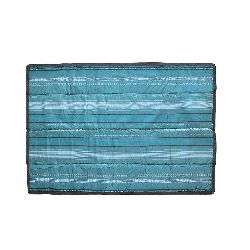 Shoreline Stripe Water-Resistant Outdoor Picnic Blanket