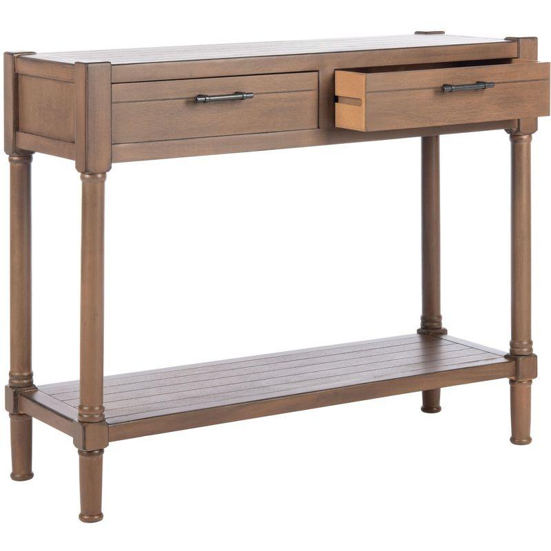 Filbert 2 Drawer Console Table - CNS5716C - Brown - Safavieh