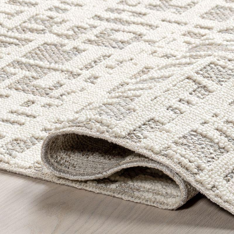 Nuloom Amity Abstract Machine Washable Indoor Area Rug, 5' 3" x 7' 7", Beige