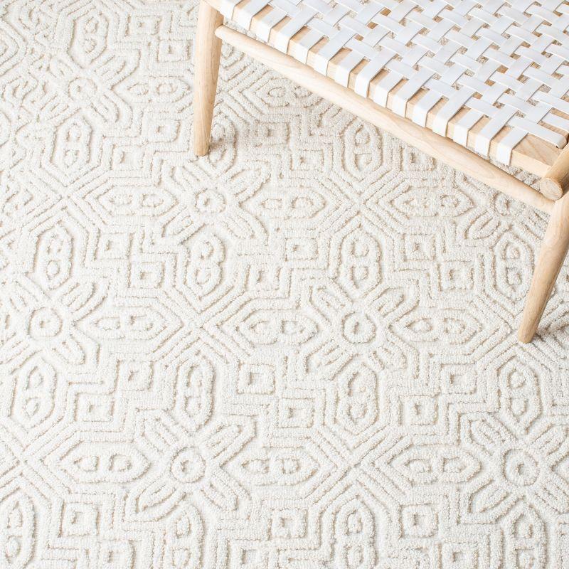 Textural TXT101 Hand Tufted Indoor Runner Rug - Ivory - 2'3"x6' - Safavieh