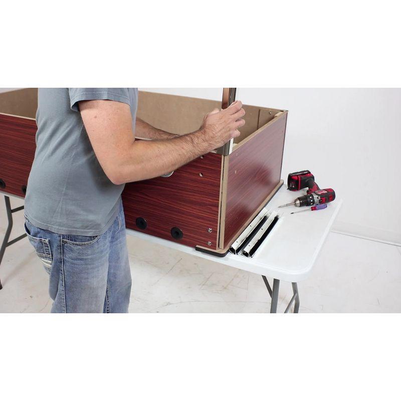 Arlmont & Co. Christopher Arlmont & Co. 55.25'' L Foosball Table with Telescopic Rods