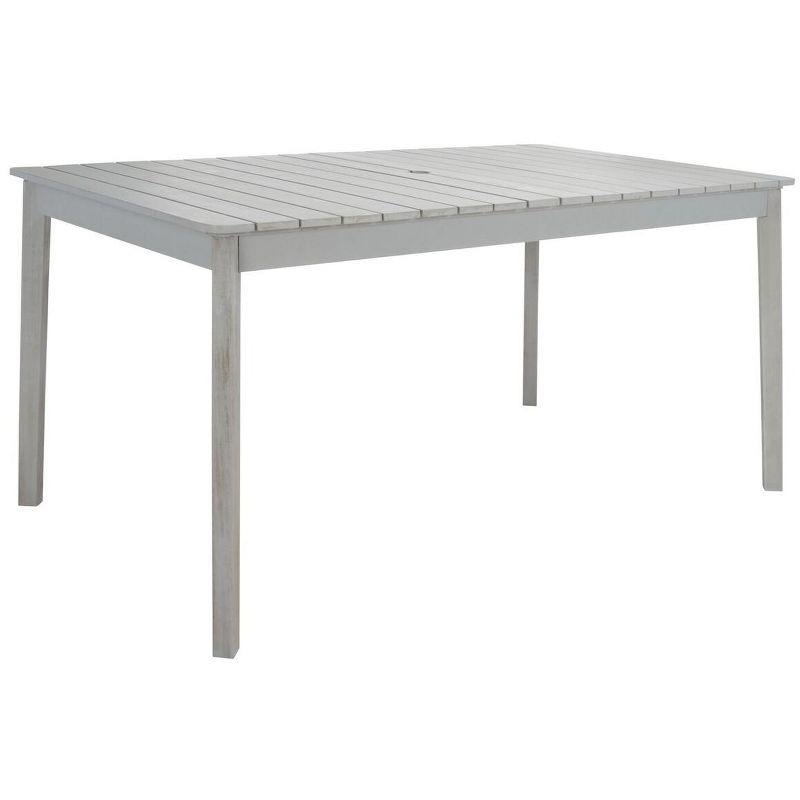 Europa 60" Gray Acacia Wood Outdoor Dining Set