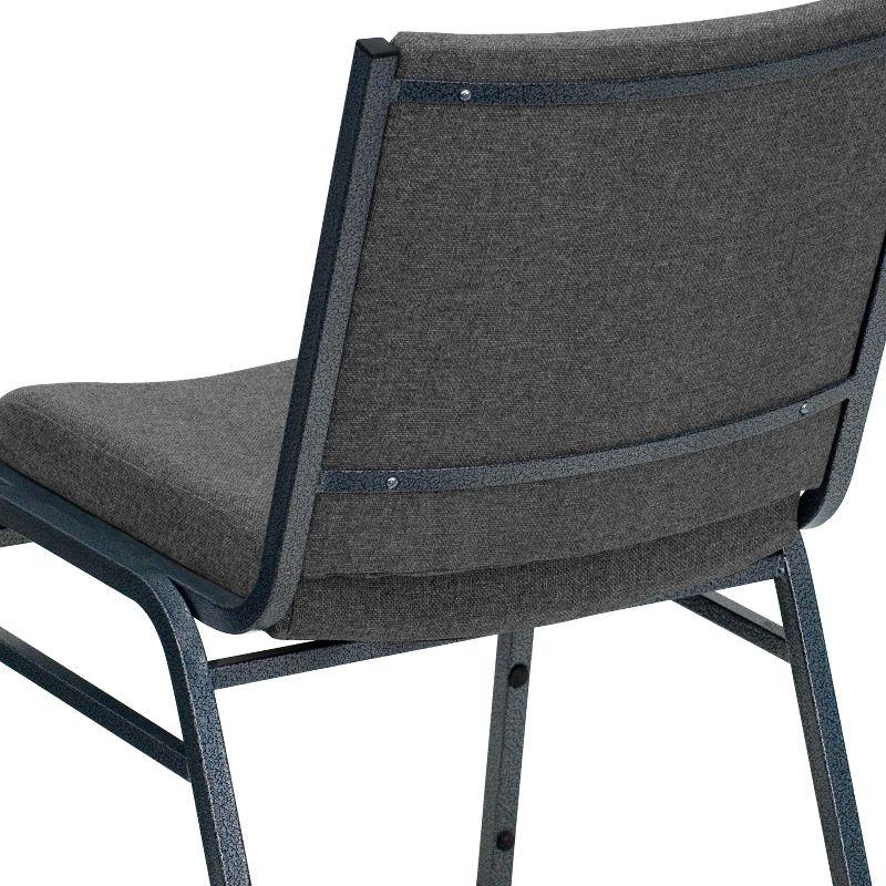 Flash Furniture HERCULES Series Heavy Duty Gray Fabric Stack Chair