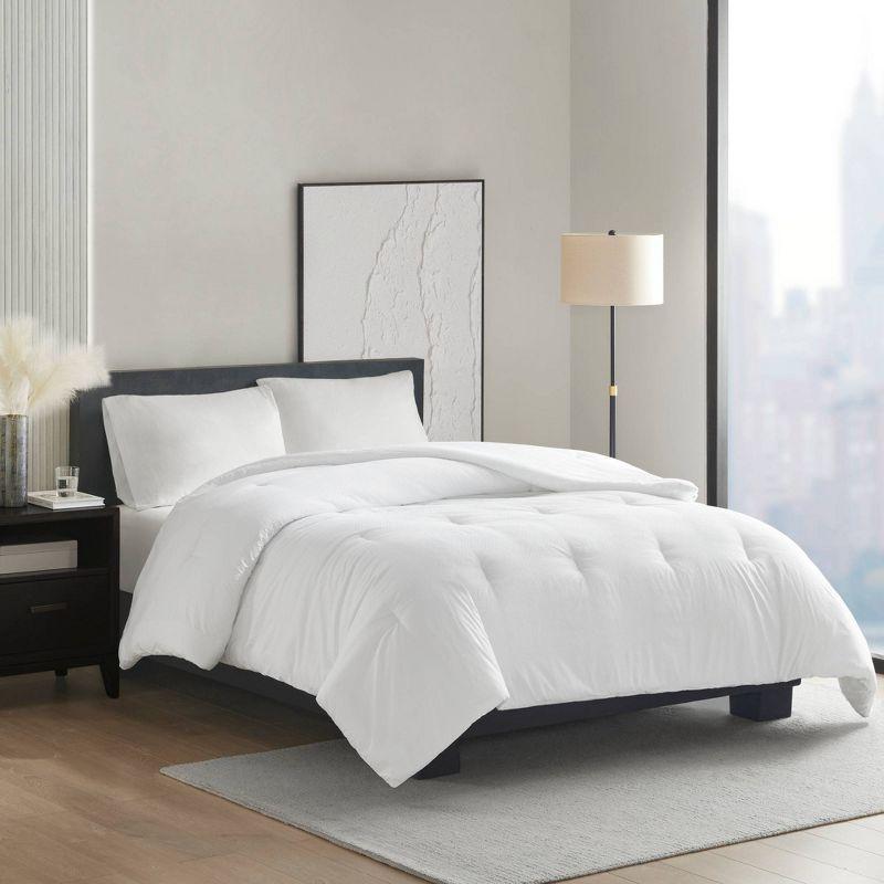 White Full Microfiber Down Alternative Bedspread