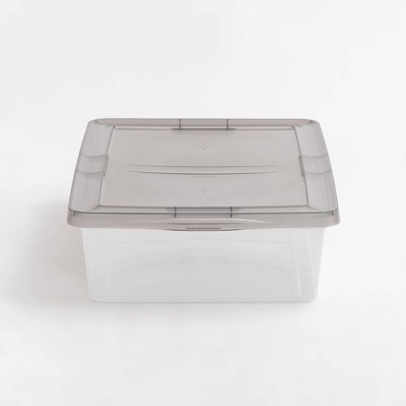 IRIS Snap Top Plastic Storage Bin