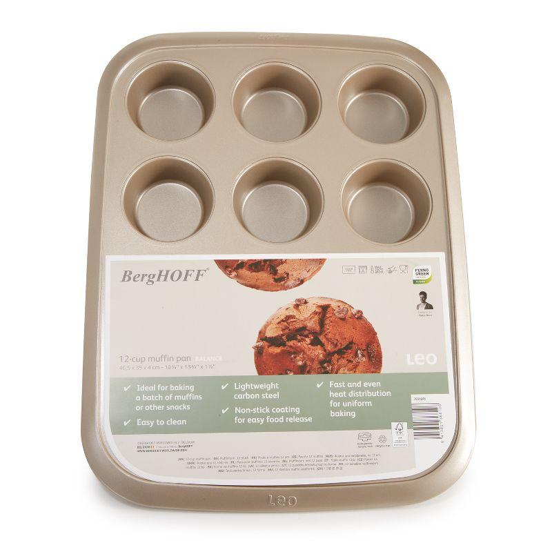 BergHOFF BergHOFF Balance Non-stick Carbon Steel 12-cup Muffin Pan 3.25"