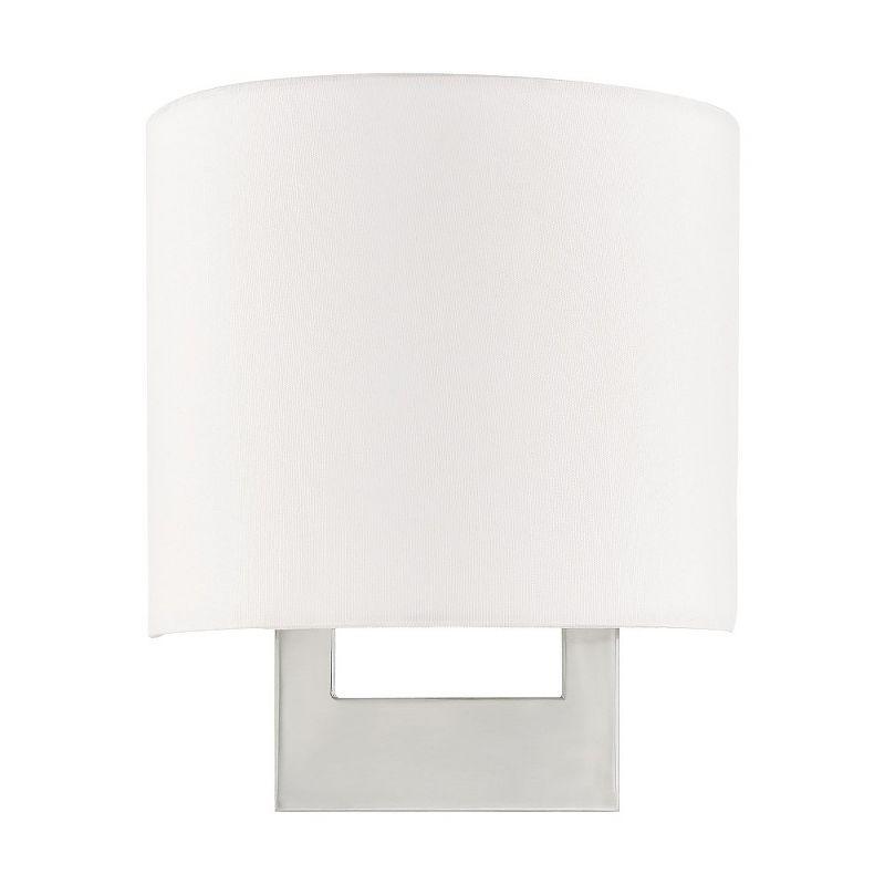 Livex Lighting Hayworth 1 - Light Wall Light in  Brushed Nickel