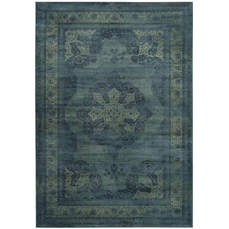 Vintage VTG158 Power Loomed Indoor Area Rug - Blue/Multi - 8'x10' - Safavieh.