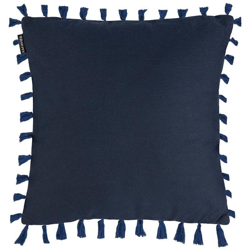 Bray Tassels Cotton Throw Pillow