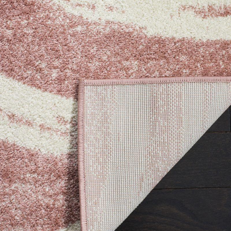 Adirondack ADR125 Machine Made Indoor Area Rug - Rose/Cream - 8'x10' - Safavieh