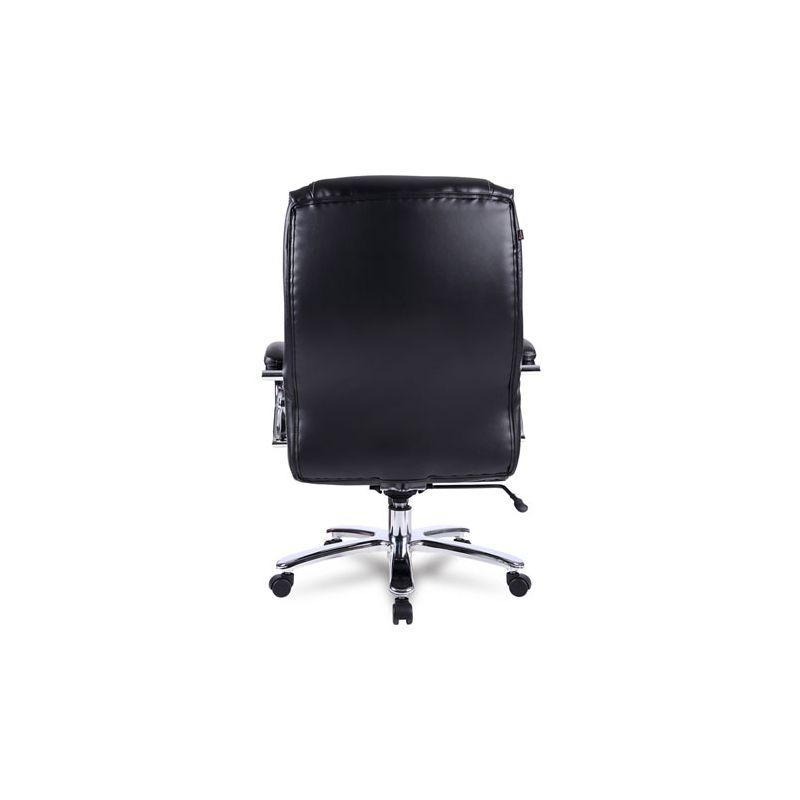 Maxxis Series Black Leather Executive Chair with Chrome Base