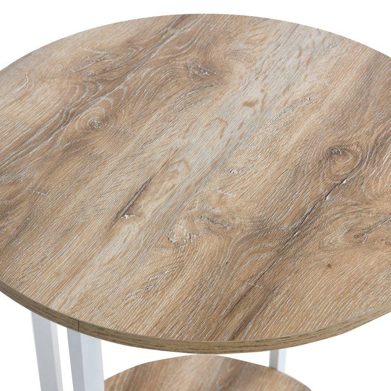 Household Essentials Jamestown Round End Table