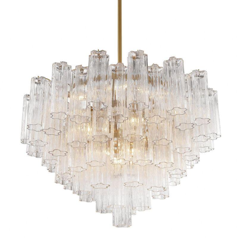 Crystorama Lighting Addis 16 - Light Chandelier in  Aged Brass