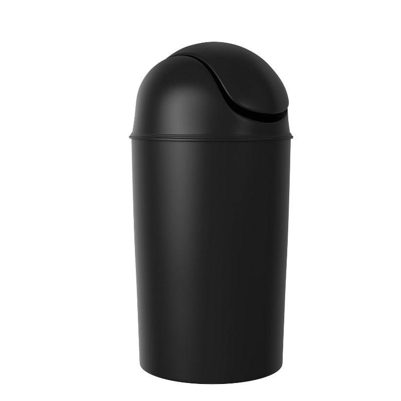 Plastic Swing Top Trash Can - 10 Gallons