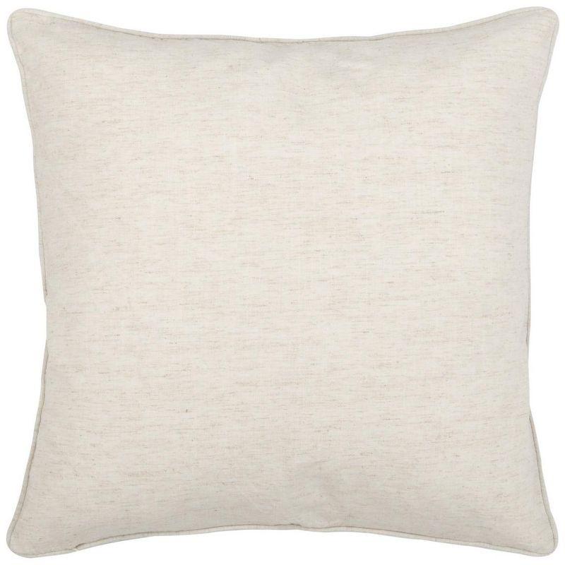 Renti 20" Cream and Black Geometric Accent Pillow