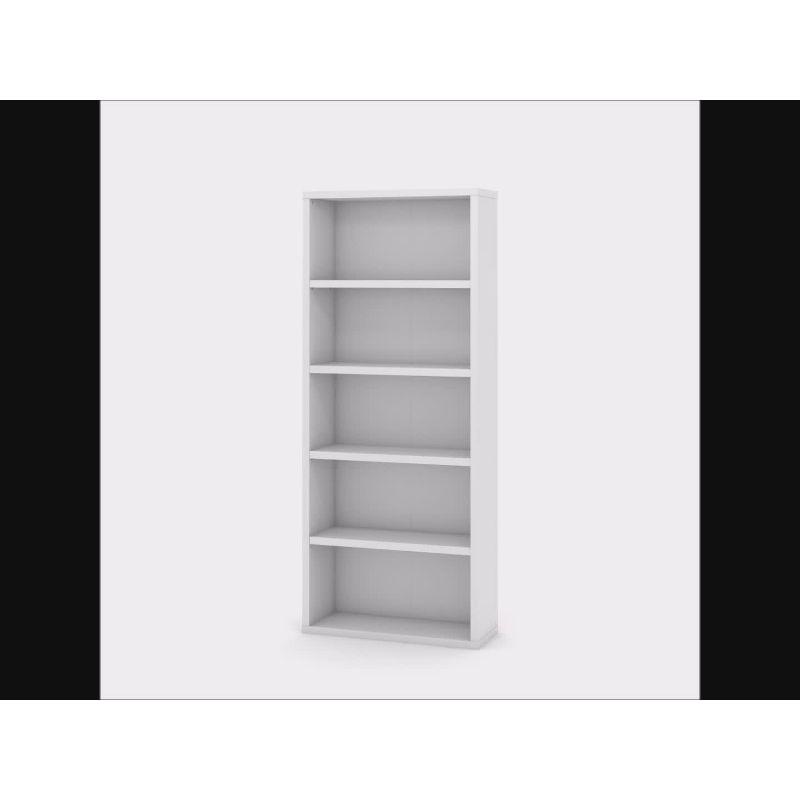 72.71" 5 Shelves Vertical Bookcase - Sauder