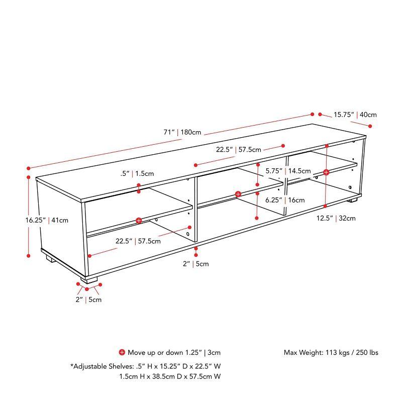 Hollywood TV Stand for TVs up to 85" Wood Grain - CorLiving