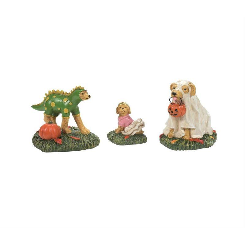 Halloween Pups in Costumes Tabletop Figurines Set