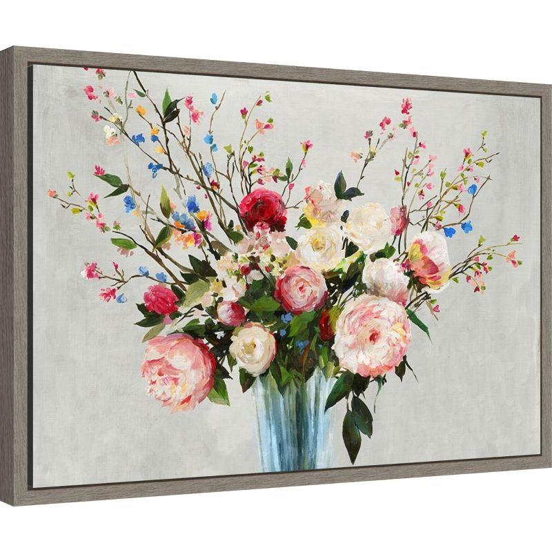 Amanti Art Grenada Flowers by Allison Pearce Canvas Wall Art Print Framed 23 x 16-in.