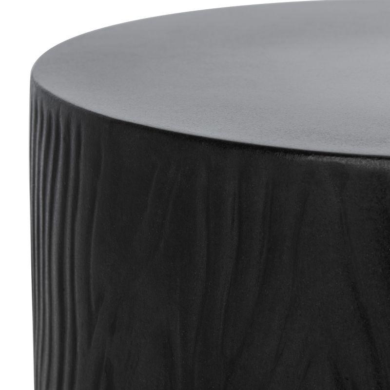 Trunk Accent Stool - Indoor/Outdoor - VNN1004 - Black - Safavieh