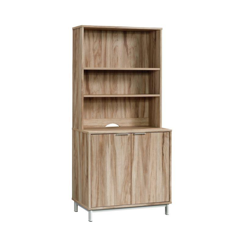 Sauder 24" Portage Park Bookcase Door Kit Kiln Acacia: Hidden Storage, Laminated Surface, MDF Frame