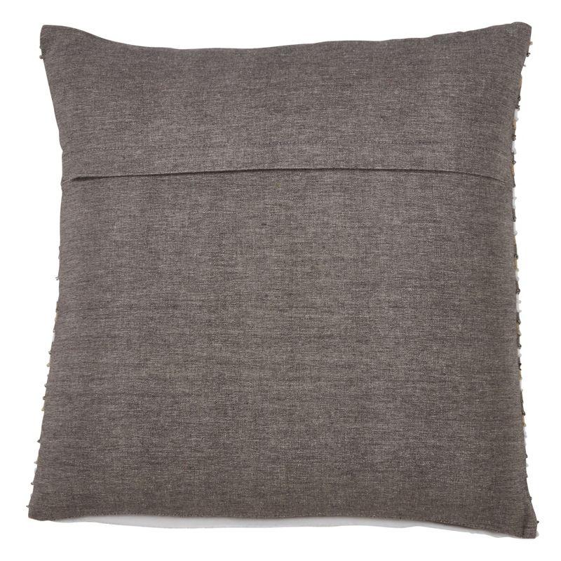 Saro Lifestyle Pleated Design Down Filled Throw Pillow