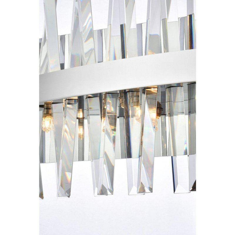 Elegant Lighting Serephina 24 inch crystal bath sconce in chrome