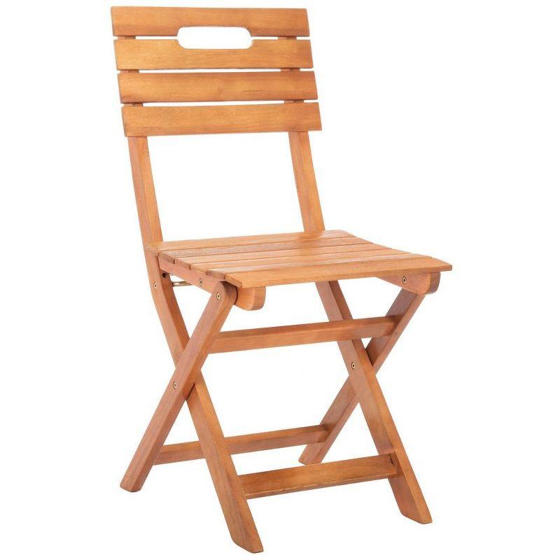 Blison Folding Chairs (Set Of 2) - Natural - Safavieh.