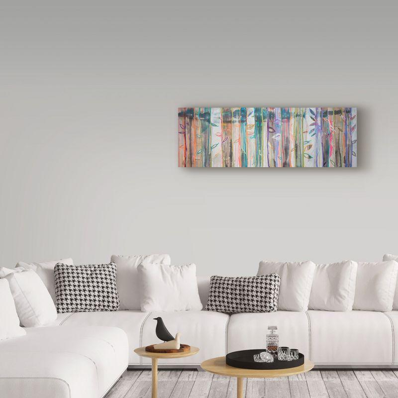 Trademark Fine Art " Colored Bamboo " by Zwart