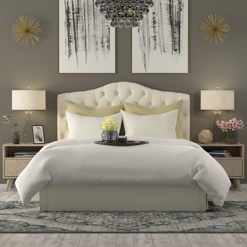 eLuxury Grenada Adjustable Tufted Headboard