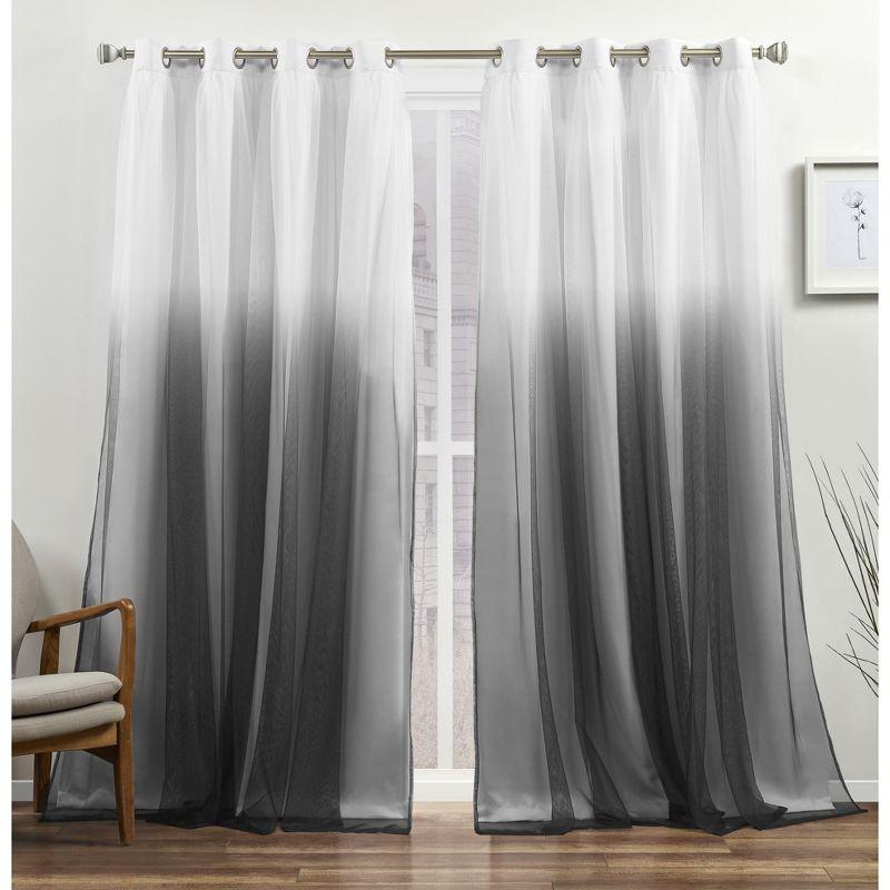 Cresendo Polyester Room Darkening Curtain Pair (Set of 2)