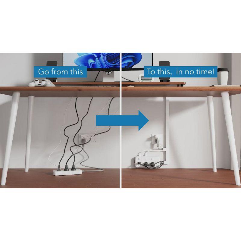 Mount-it Mount-it On-wall Tv Cable Concealer Kit, White