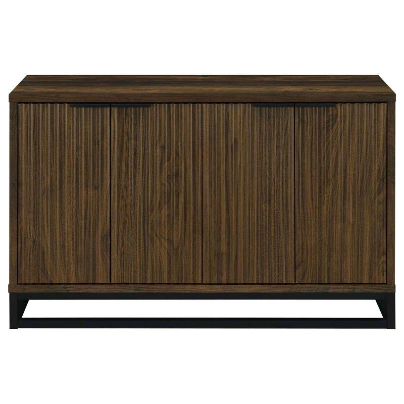 Coaster Ryatt Transitional 4 Door Wood Accent Cabinet Dark Pine