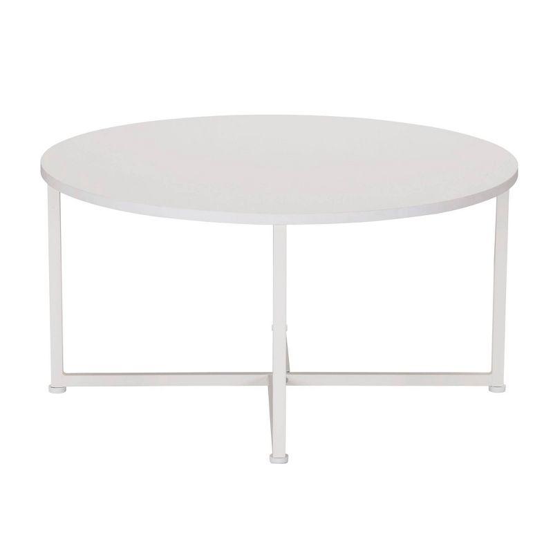 Household Essentials Jamestown Round Coffee Table