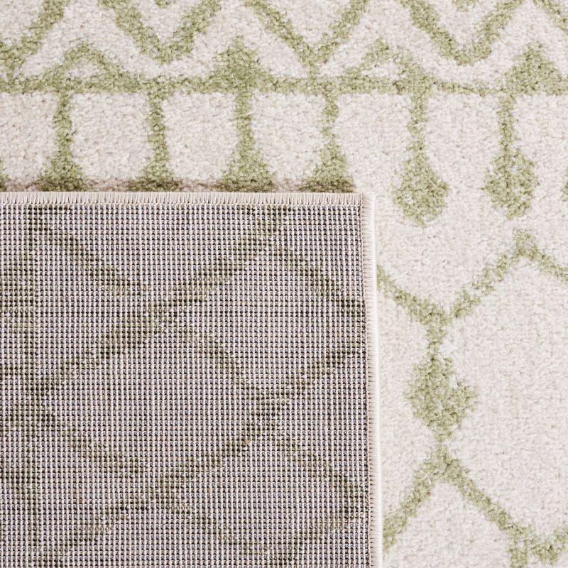 Tulum TUL270 Power Loomed Area Rug - Ivory/Sage - 6'x9' - Safavieh.