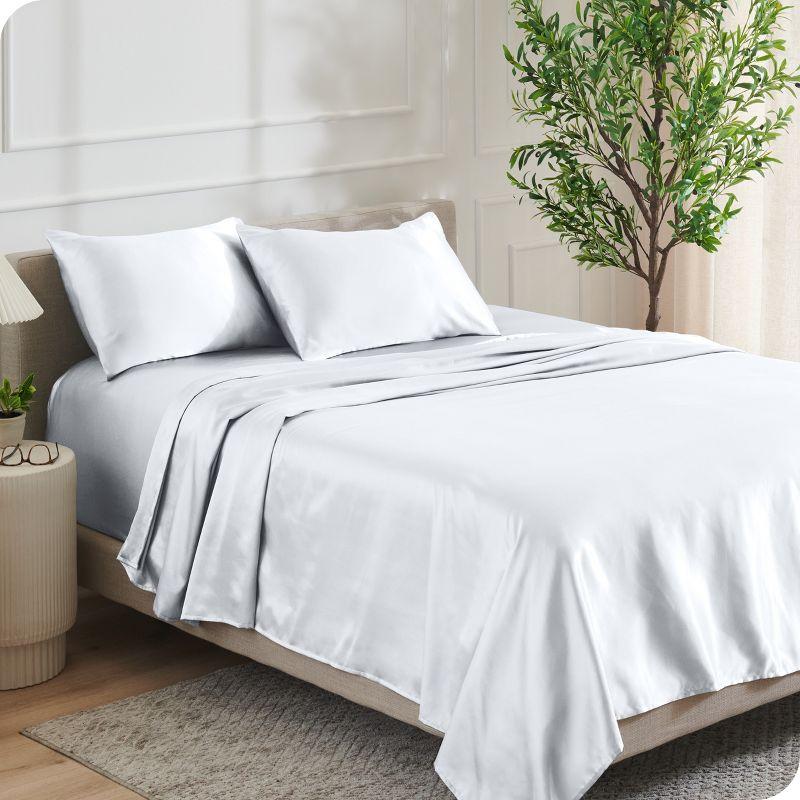 Bare Home Satin Sheet Set