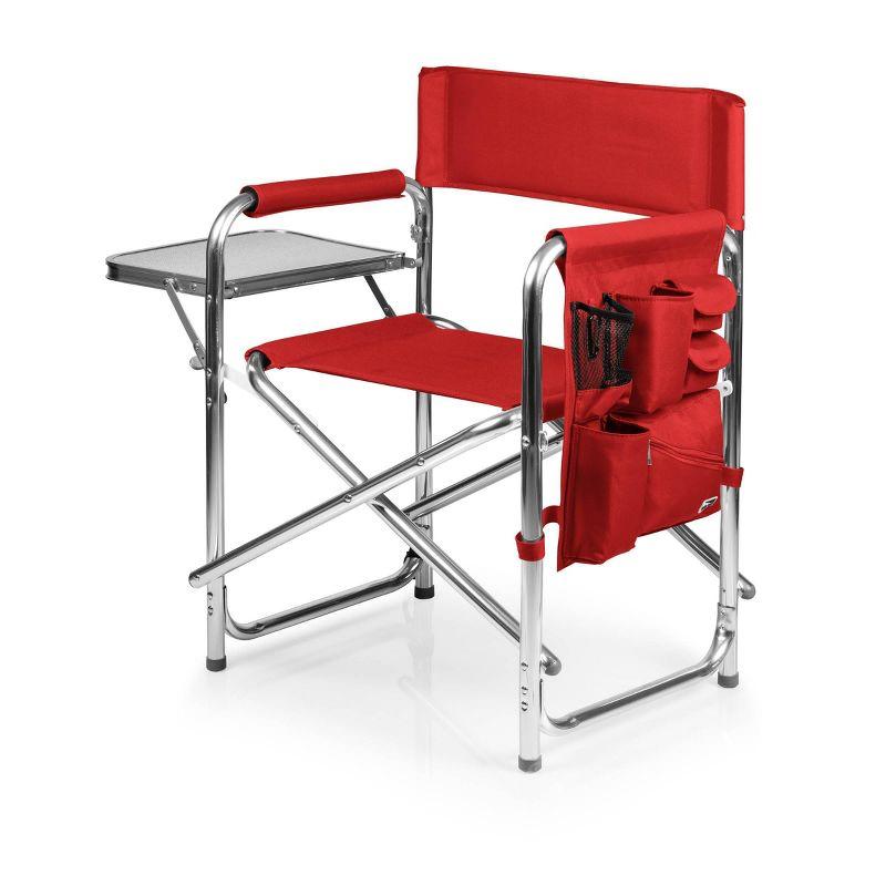 Picnic Time Sports Outdoor Portable Camp Chair with Side Table