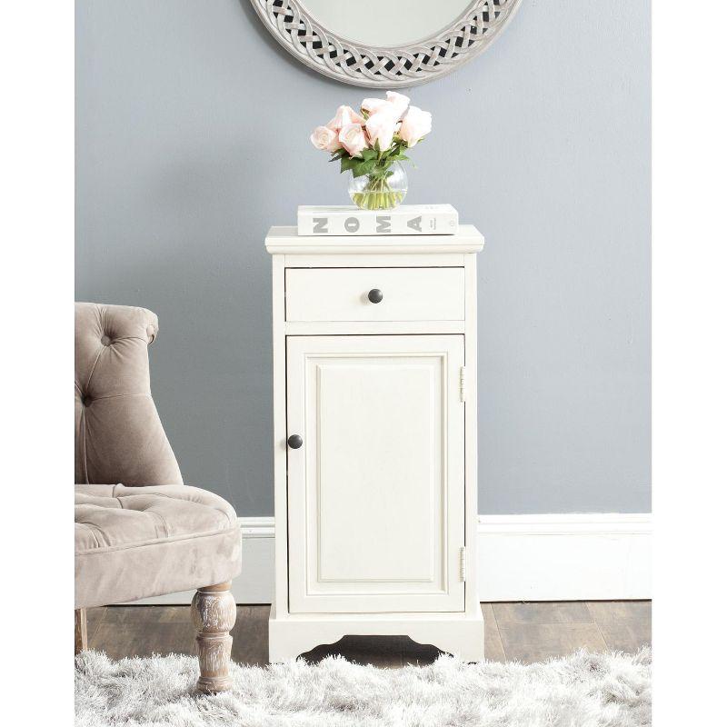 Jett Cabinet - AMH5722 - Vintage White - Safavieh Couture