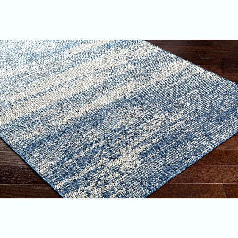 Mark & Day Ravon 5'3"x7' Rectangle Woven Indoor and Outdoor Area Rugs Navy/Beige